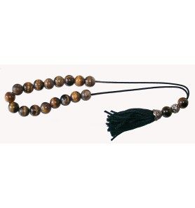 Κομπολόι με ημιπολύτιμους λίθους ( μάτι της τίγρης )