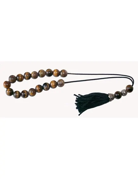 Κομπολόι με ημιπολύτιμους λίθους ( μάτι της τίγρης )