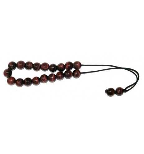 Worry beads red tiger eye