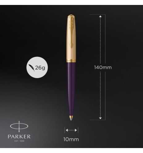 PARKER 51 DLX PLUM GT BPen