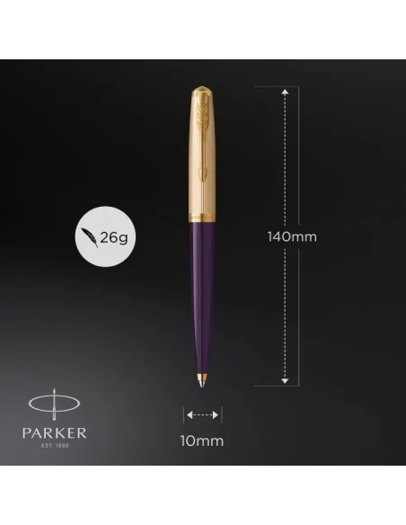 PARKER 51 DLX PLUM GT BPen