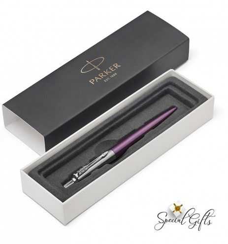 Parker Jotter Violet με χάραξη σε συσκευασία δώρου