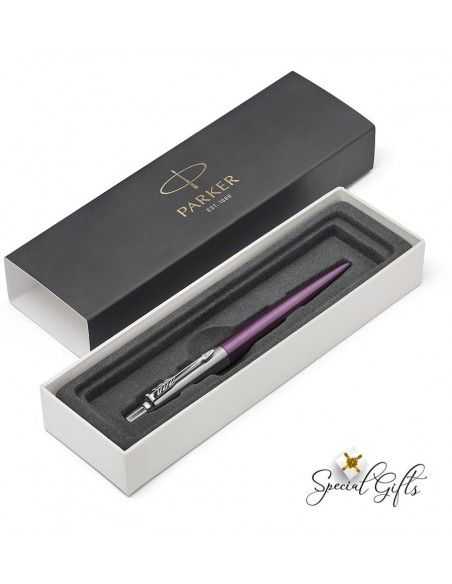 Parker Jotter Violet με χάραξη σε συσκευασία δώρου Parker Jotter Violet με χάραξη σε συσκευασία δώρου