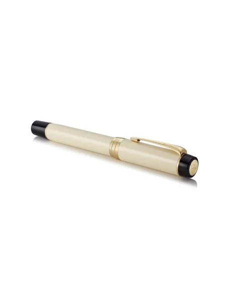 Parker DUOFOLD CL IVORY & BLACK GT FP-C Μ