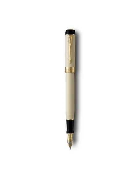 Parker DUOFOLD CL IVORY & BLACK GT FP-C Μ