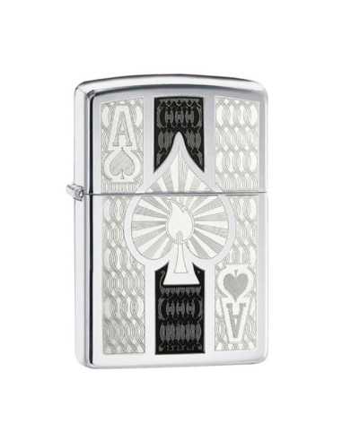 Zippo Ace High Polish Chrome