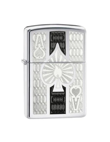 Zippo Ace High Polish Chrome