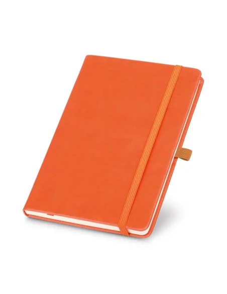 Σημειωματάριο Α5 με ρίγες πορτοκαλί