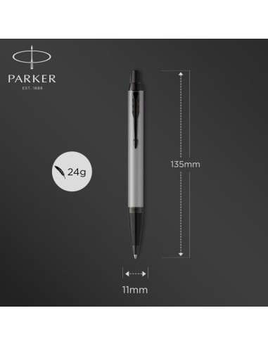 PARKER Ι.Μ. CORE METAL GREY ΒΤ BPen