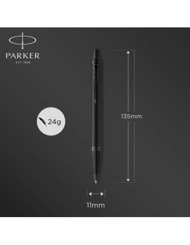 PARKER Ι.Μ. CORE METAL.BLACK ΒΤ BPen