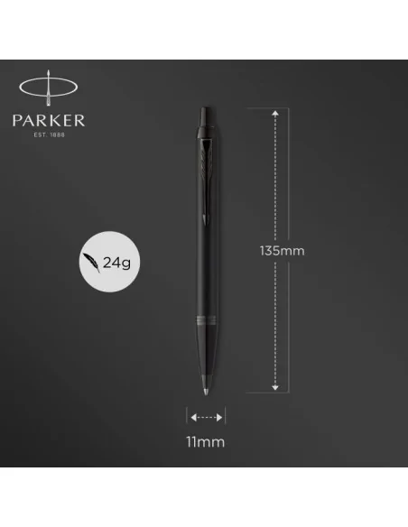 PARKER Ι.Μ. CORE METAL.BLACK ΒΤ BPen