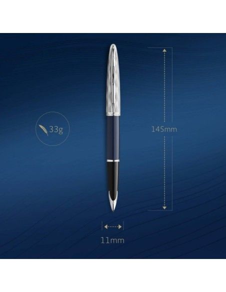 Waterman CARENE SE DLX BLUE CT FPen F