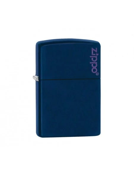 Classic Navy Matte Zippo Logo