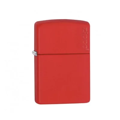 Classic Red Matte Zippo Logo
