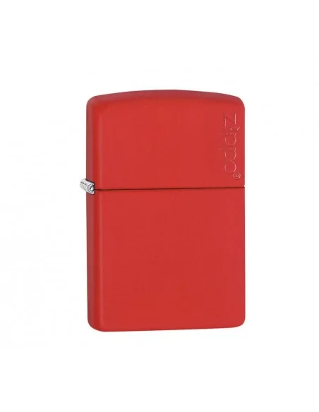 Classic Red Matte Zippo Logo