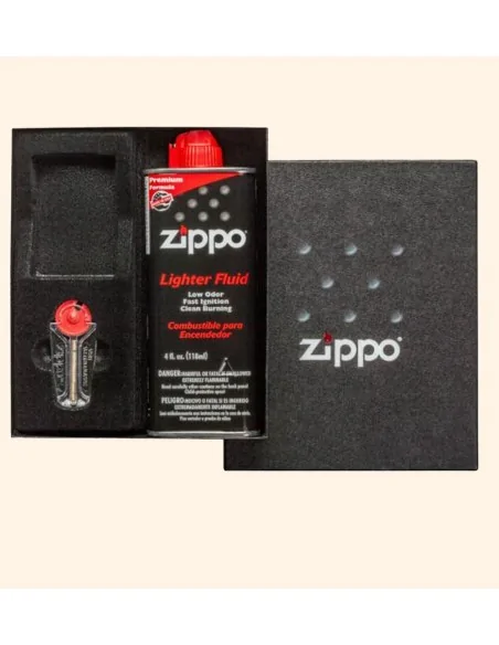 Κουτί δώρου Zippo με Ζιπέλαιο και Πέτρες Zippo