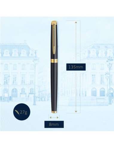 W HEMISPHERE ΜΑΤΤΕ BLACK GT Ballpen