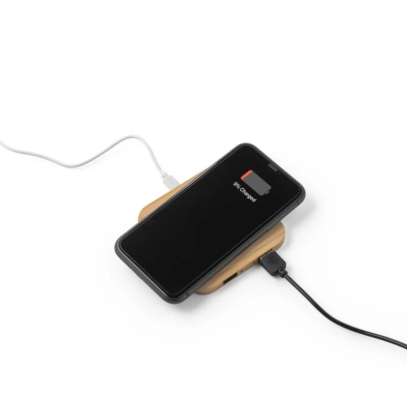 Μπαμπού ασύρματος φορτιστής