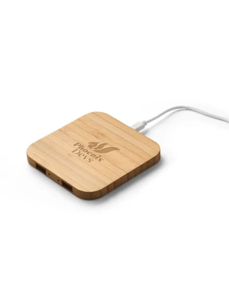 Μπαμπού ασύρματος φορτιστής