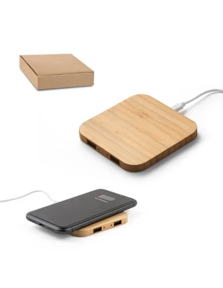 Μπαμπού ασύρματος φορτιστής