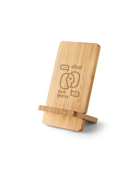 Ασύρματος φορτιστής και θήκη smartphone από μπαμπού