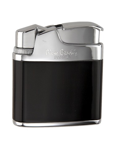 Pierre cardin αναπτήρας πέτρας silver & black