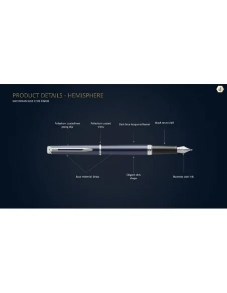 W HEMISPHERE24 BLUE CT BPen