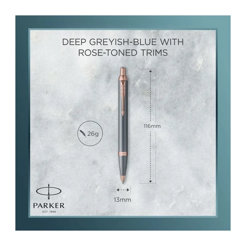 PARKER I.M. SLATE PGT BPen