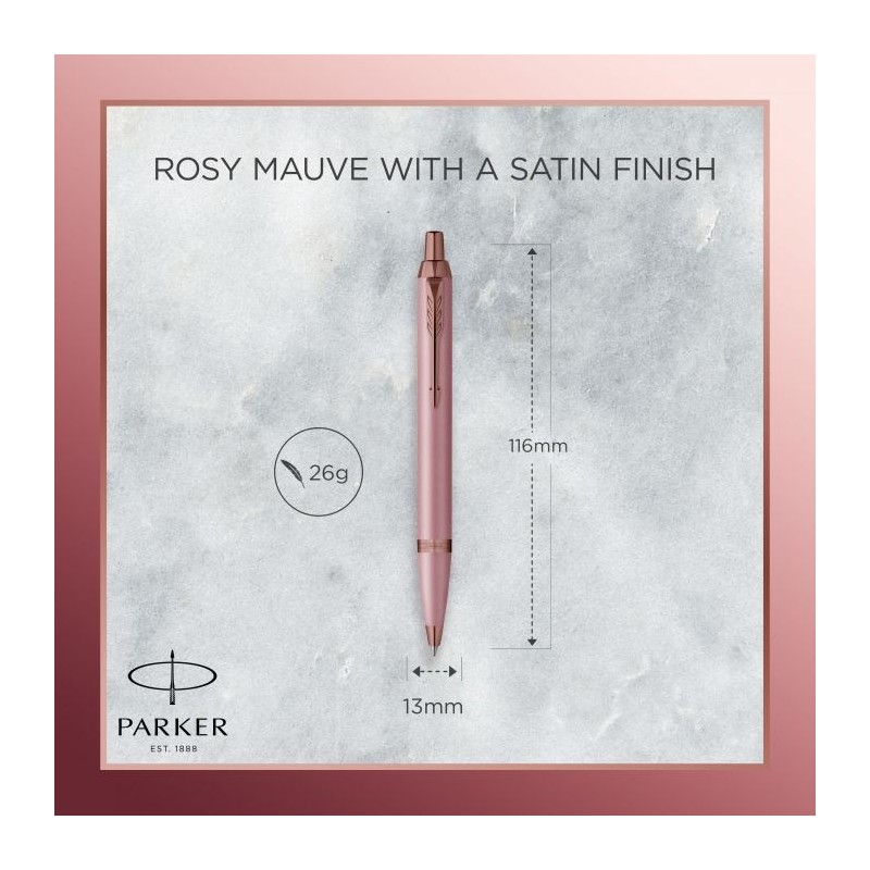 PARKER I.M. ROSY MAUVE BRT BPen