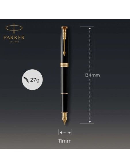 Parker SONNET CORE LQ BLACK GT FP M