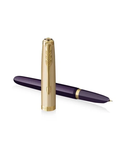 PARKER 51 DLX PLUM GT FP F 18k