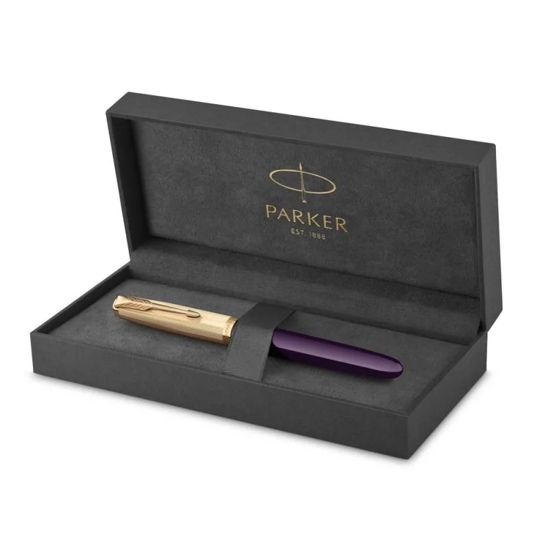 PARKER 51 DLX PLUM GT FP F 18k