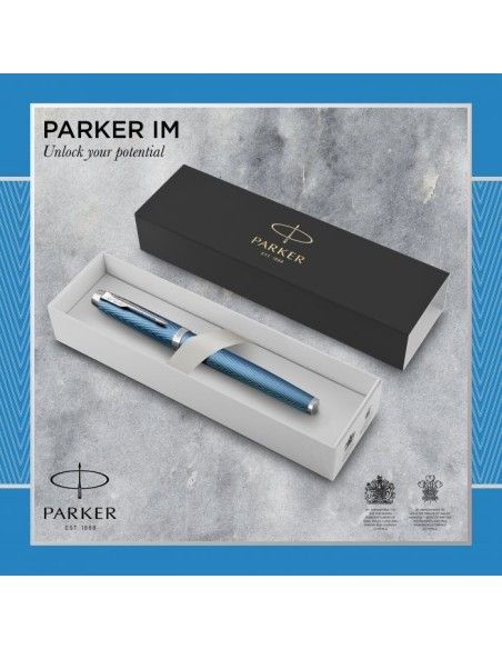 PARKER I.M. PRM BLUE GREY CT FPen Μ