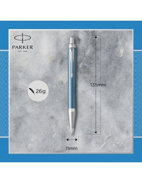 PARKER I.M. PRM BLUE GREY CT BPen