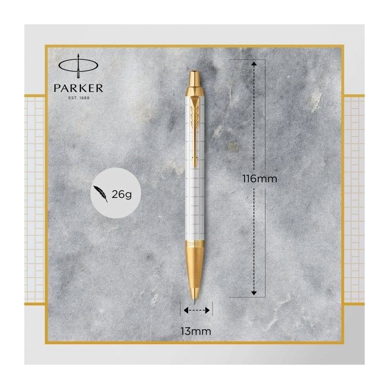 PARKER I.M. PRM PEARL GT BPen