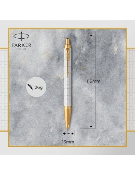 PARKER I.M. PRM PEARL GT BPen