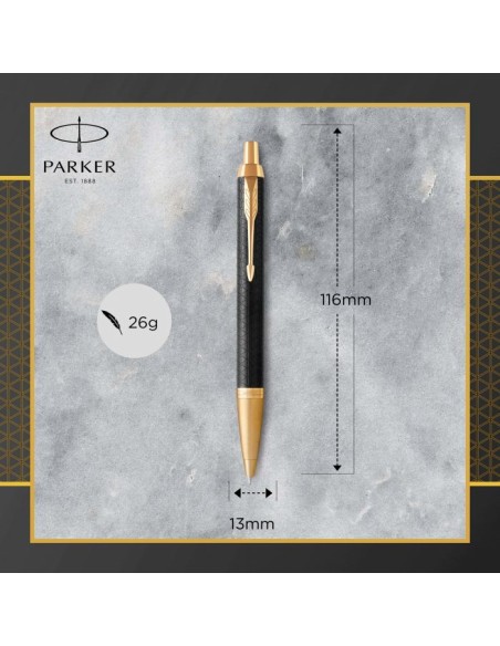 PARKER Ι.Μ. PRM BLACK GOLD GT BPen