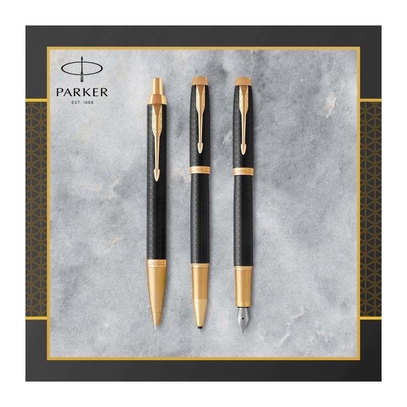 PARKER I.M. PRM BLACK GOLD GT BPen