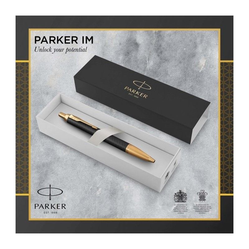 PARKER I.M. PRM BLACK GOLD GT BPen