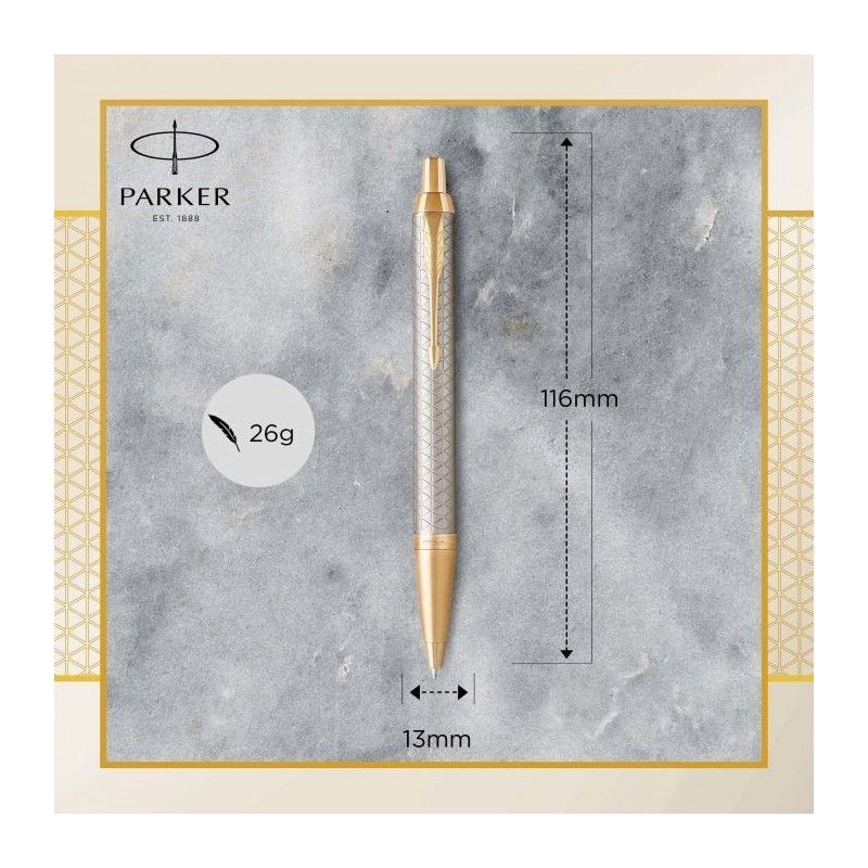 PARKER I.M. PRM WARM GREY GT BPen