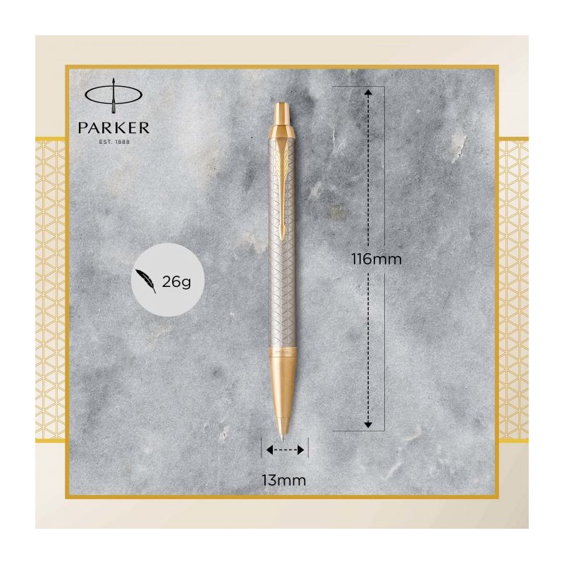 PARKER I.M. PRM WARM GREY GT BPen