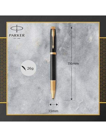 PARKER I.M. PRM BLACK GOLD GT RBall