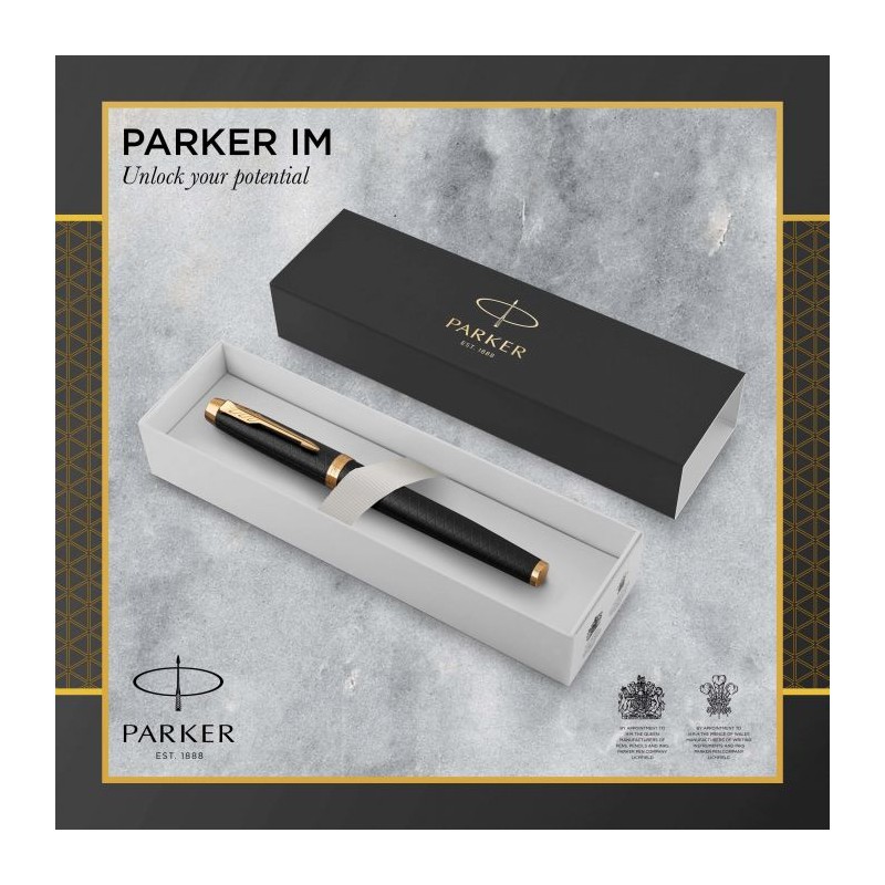 PARKER I.M. PRM BLACK GOLD GT RBall