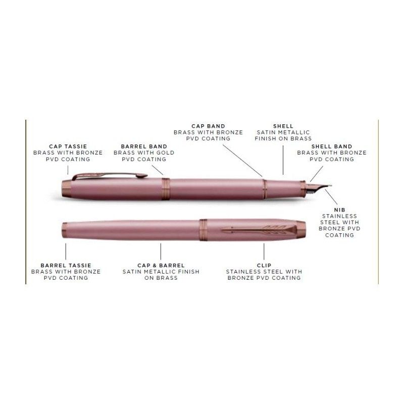 PARKER I.M. ROSY MAUVE BRT RBall