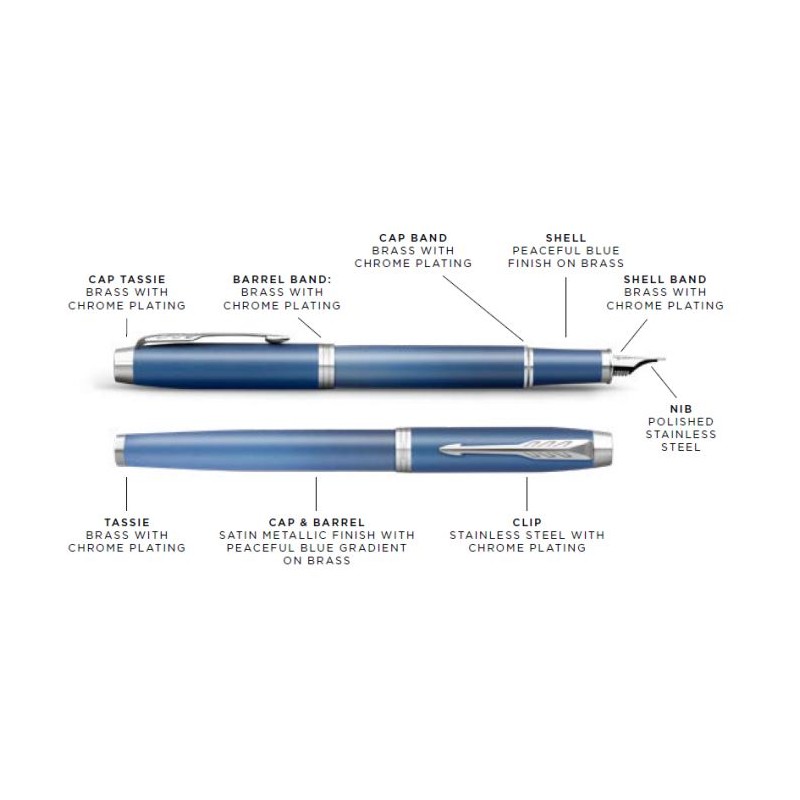 PARKER I.M. RITUALS BLUE CT FPen F