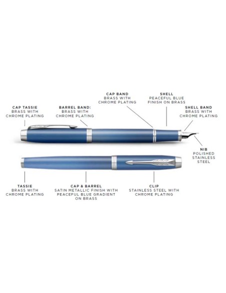 PARKER I.M. RITUALS BLUE CT FPen F