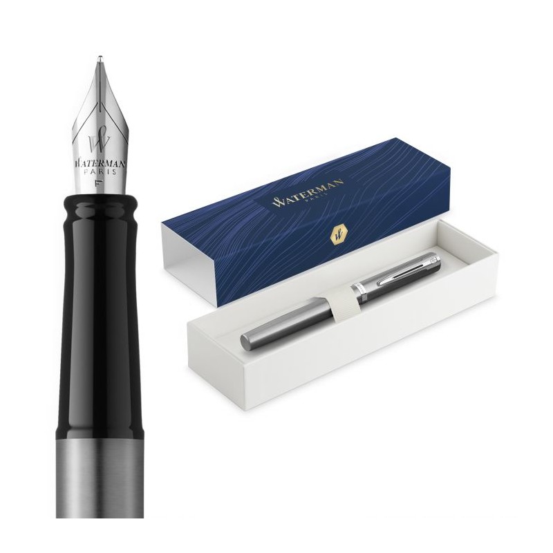 Waterman Impression Stainless Steel Ct Fpen M