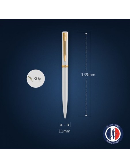 Waterman Impression Lq White Gt Bpen