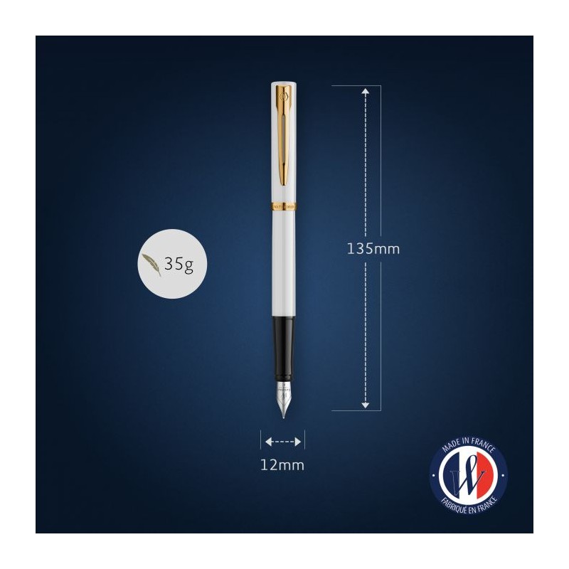 Waterman Impression Lq White Gt Fpen M