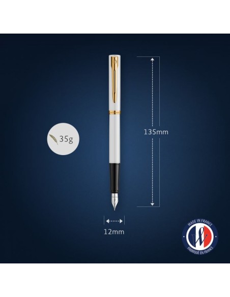 Waterman Impression Lq White Gt Fpen M